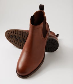 KLIAS CF COGNAC BURNISHED LEATHER