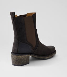 ROMANIA CF DK BROWN SUEDE