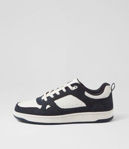 RETREAT CF NAVY OFF WHITE LEATHER