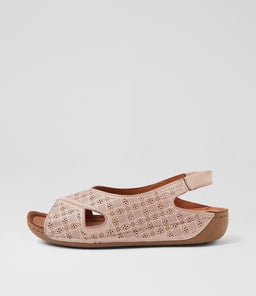 ZAINA CF LIGHT TAUPE LEATHER