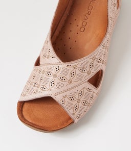 ZAINA CF LIGHT TAUPE LEATHER