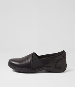GAIL CF BLACK LEATHER