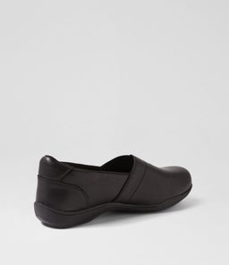 GAIL CF BLACK LEATHER