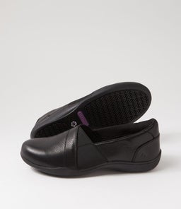 GAIL CF BLACK LEATHER
