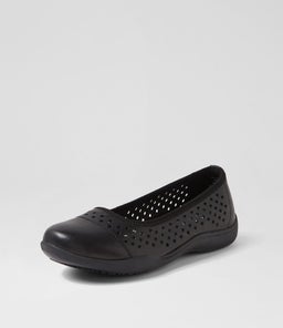 GLENDA CF BLACK LEATHER
