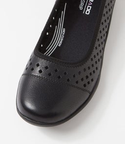 GLENDA CF BLACK LEATHER