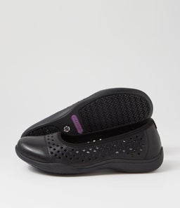 GLENDA CF BLACK LEATHER