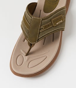 DINO CF KHAKI CRAZYHORSE LEATHER