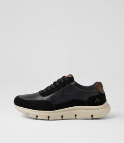 WAKOA CF BLACK SUEDE LEATHER