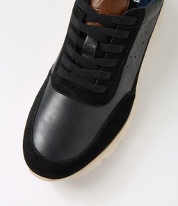 WAKOA CF BLACK SUEDE LEATHER