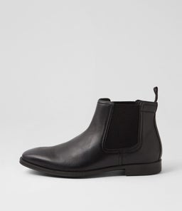 BRAINS CF BLACK LEATHER