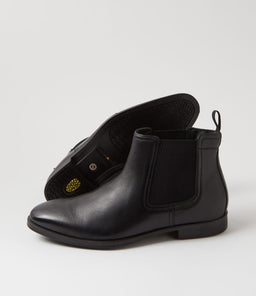 BRAINS CF BLACK LEATHER