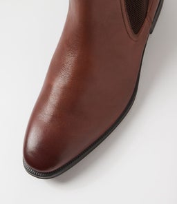 BRAINS CF TAN LEATHER