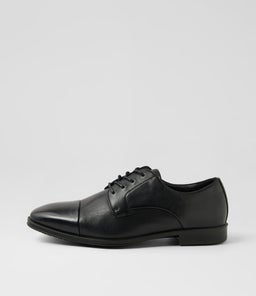 BRAYTON CF BLACK LEATHER
