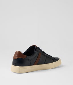 NELSON CF NAVY TUMBLE LEATHER