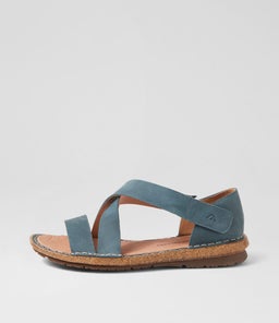 ELLIS CF BLUE CRAZYHORSE LEATHER
