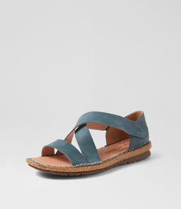 ELLIS CF BLUE CRAZYHORSE LEATHER