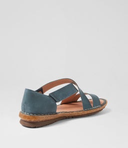 ELLIS CF BLUE CRAZYHORSE LEATHER