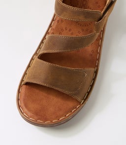 NYRITA CF DARK BROWN CRAZYHORSE LEATHER
