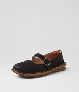 EDENA CF BLACK NUBUCK