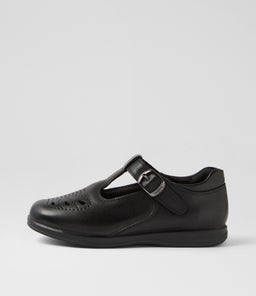 SURI JNR E HK CF BLACK LEATHER