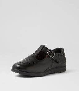 SURI JNR E HK CF BLACK LEATHER