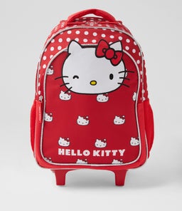 RETRO BACKPK HK CF RED FABRIC