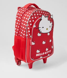 RETRO BACKPK HK CF RED FABRIC