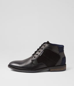 EAGLES CF BLACK LEATHER