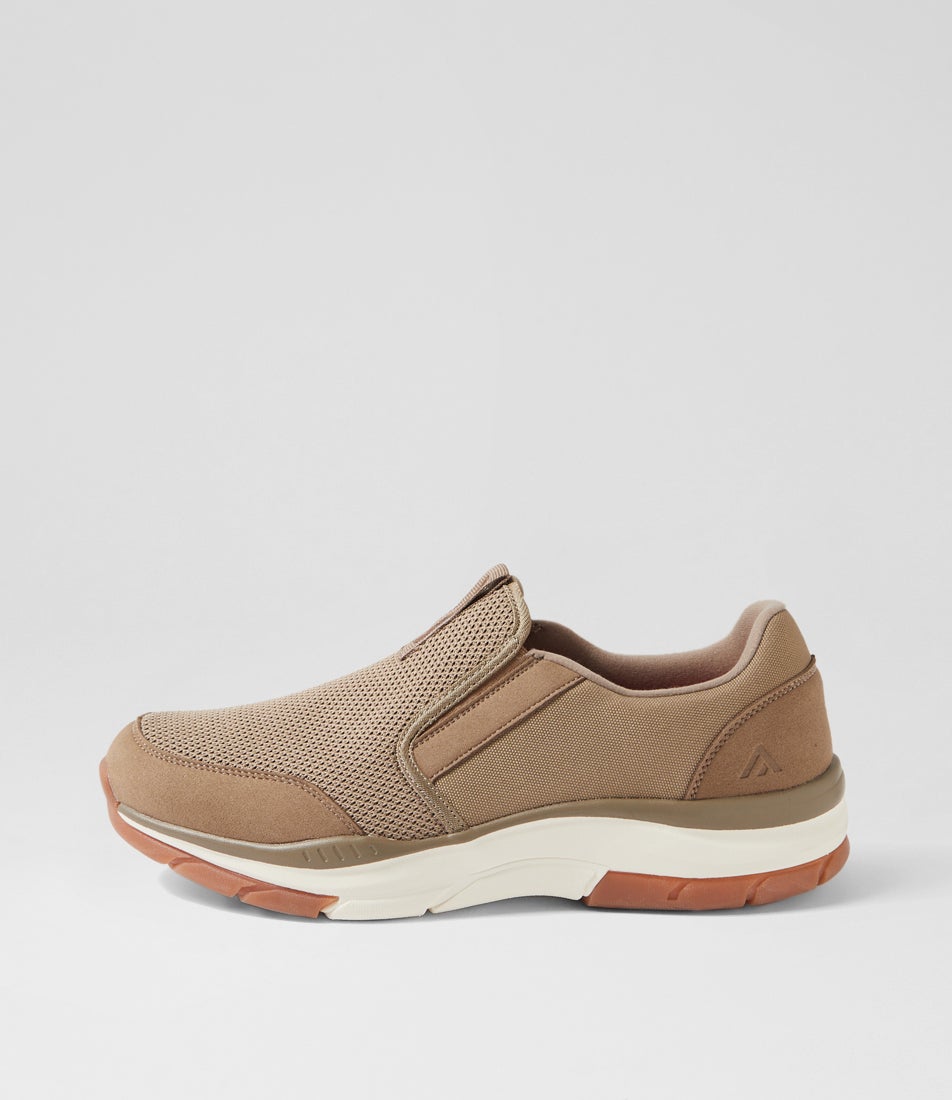 Zake Taupe Mesh Sneakers Zake Taupe Mesh Sneakers
