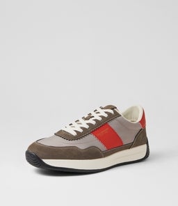 LARNY CF TAUPE VERMILION SUEDE NYLON