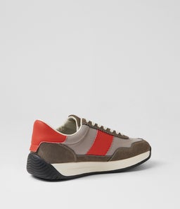 LARNY CF TAUPE VERMILION SUEDE NYLON