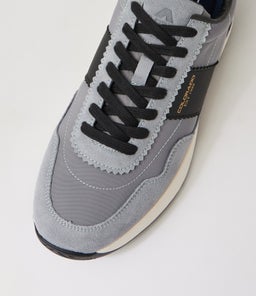 LARNY CF LIGHT GREY BLACK SUEDE NYLON