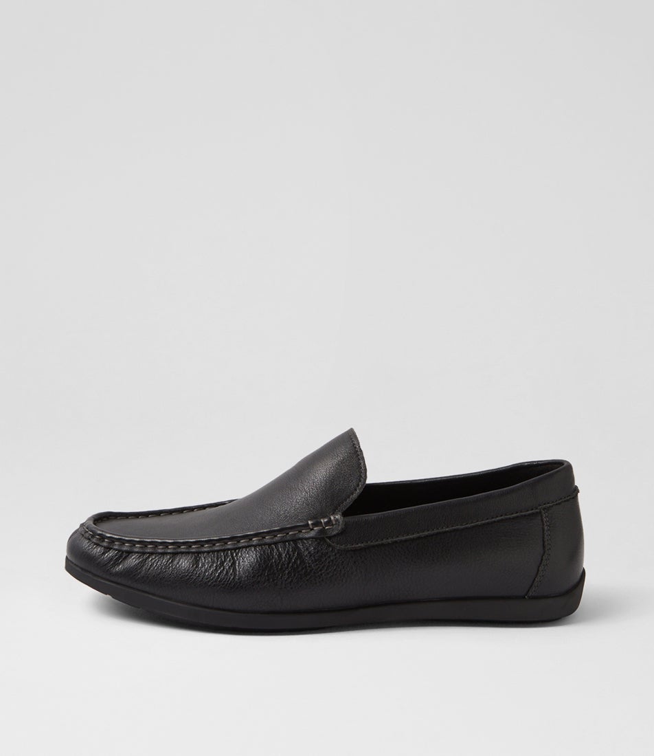 Eliot Black Leather Flat Shoes Eliot Black Leather Flat Shoes