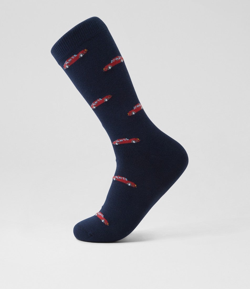 Classic Car Multi Cotton Socks