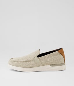 Trepid Natural Canvas Flat Shoes Trepid Natural Canvas Flat Shoes