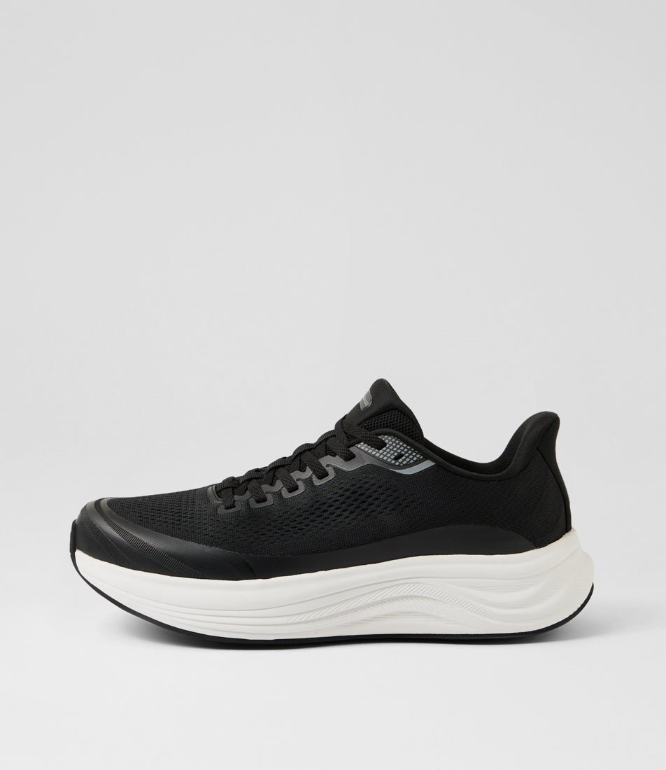 Command Black White Knit Sneakers Command Black White Knit Sneakers