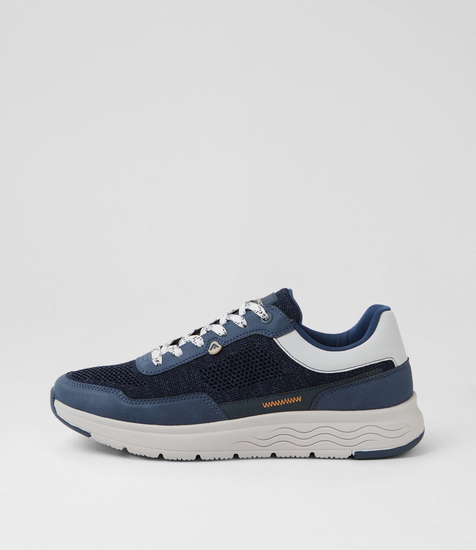 Wammo Navy Knit Sneakers Wammo Navy Knit Sneakers