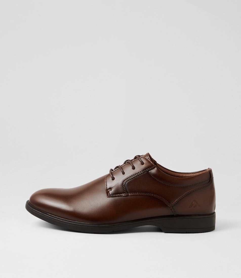 Forum Cognac Leather Lace Up Flats Forum Cognac Leather Lace Up Flats