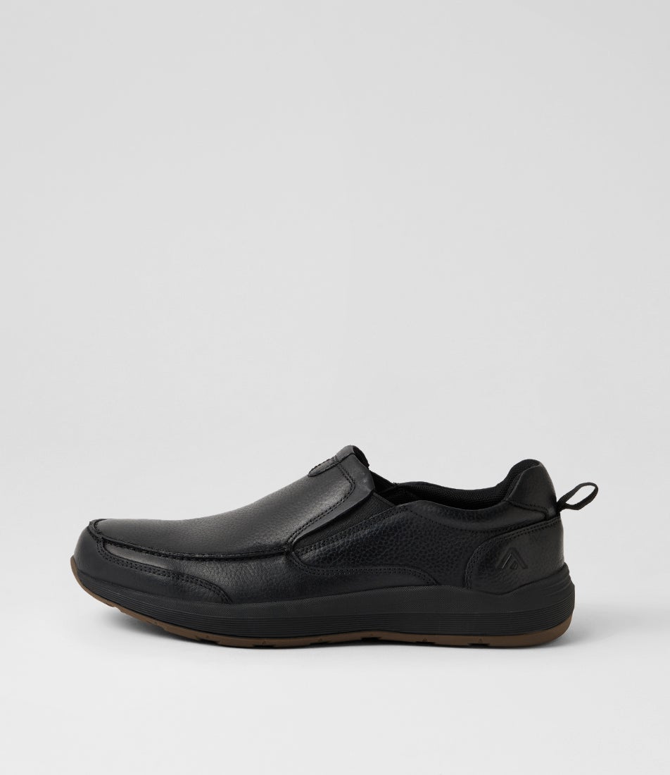 Arket Black Tumble Leather Flat Shoes Arket Black Tumble Leather Flat Shoes