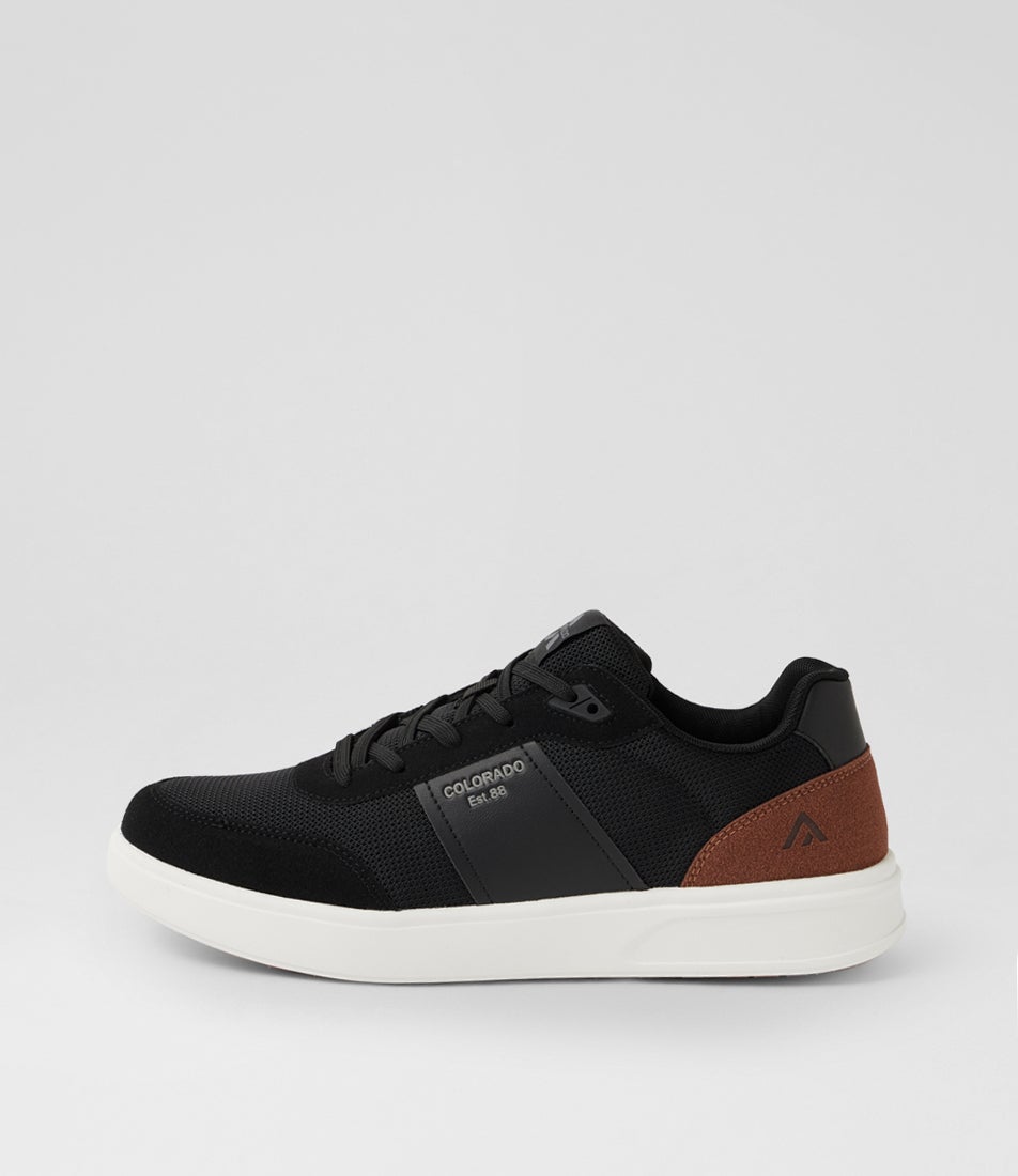 Mono Black Mesh Lace Up Sneakers Mono Black Mesh Lace Up Sneakers