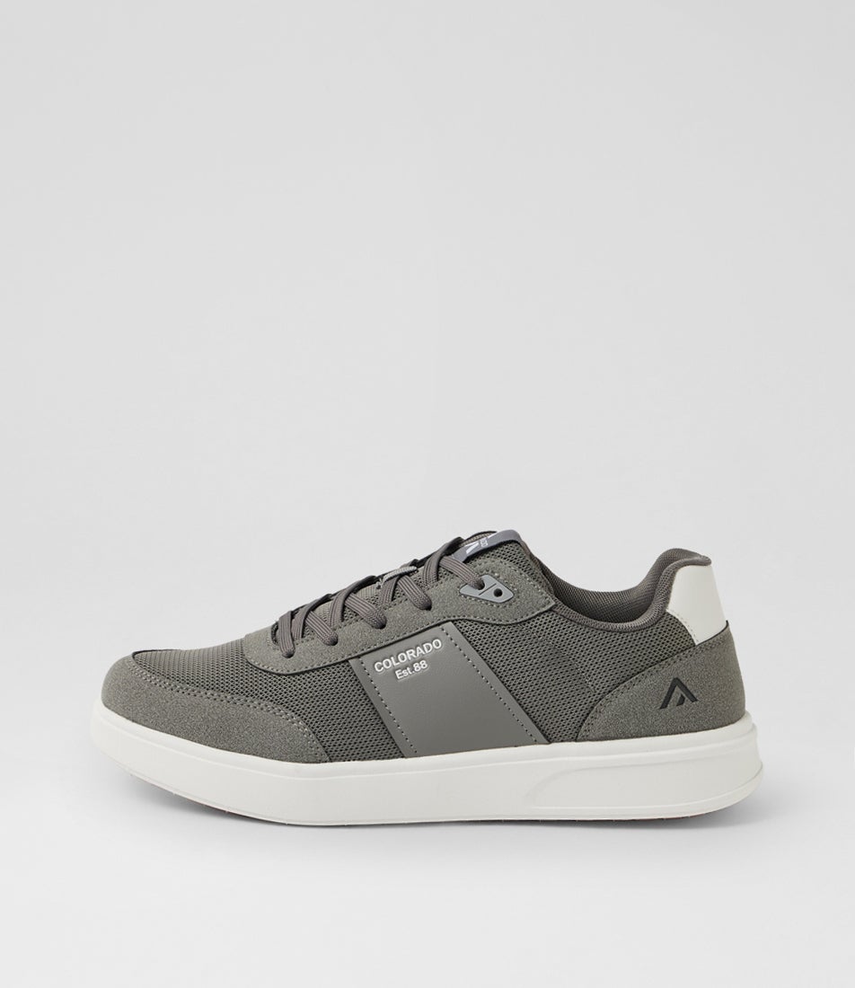 Mono Grey Mesh Lace Up Sneakers Mono Grey Mesh Lace Up Sneakers