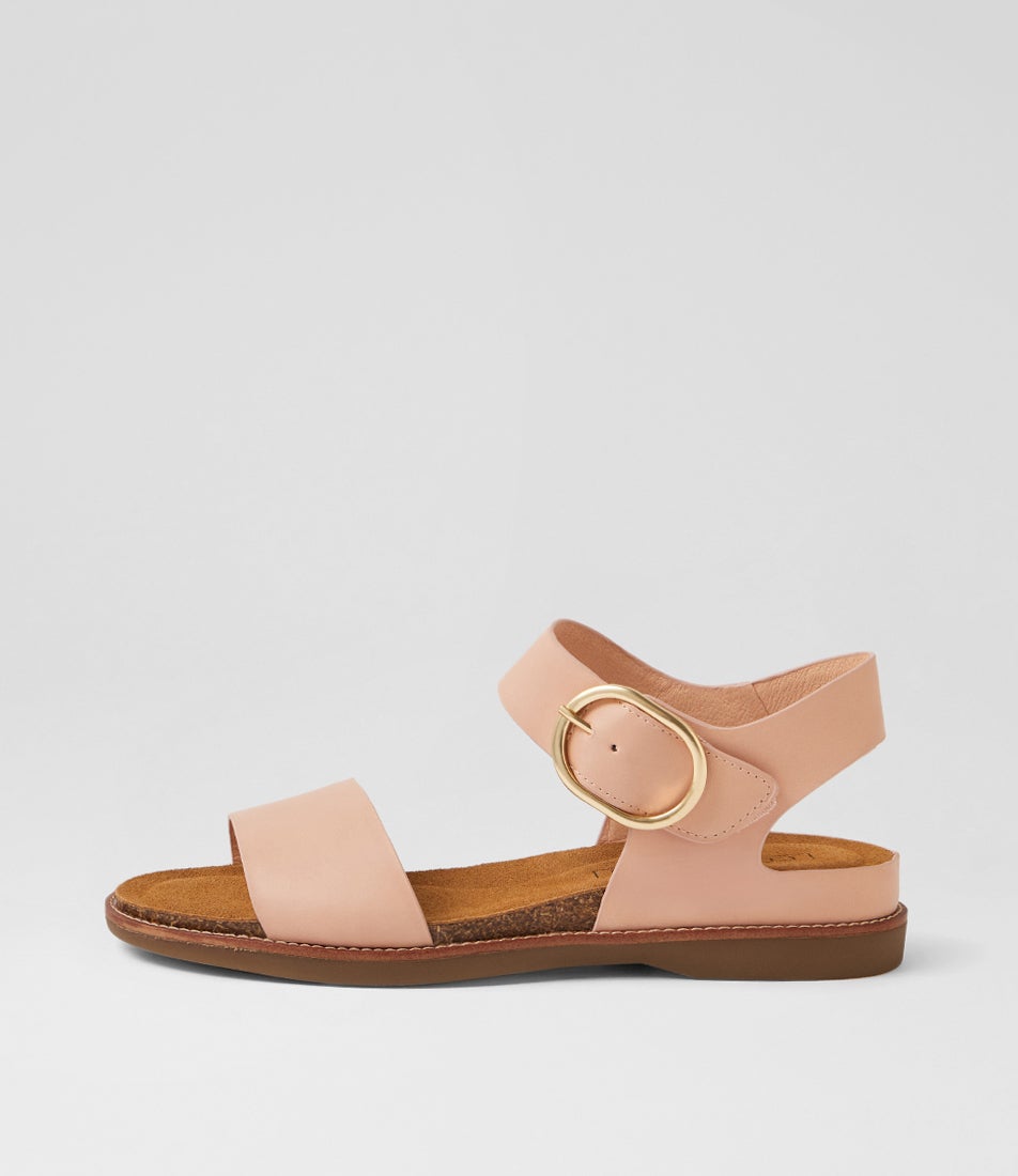 Sara Pale Pink Leather Sandals