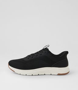 Wamrum Black Knit Lace Up Sneakers Wamrum Black Knit Lace Up Sneakers