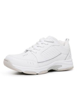 AWARD LACE CK WHITE SILVER LEATHER