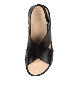 TRI ALEXIA W CK BLACK LEATHER