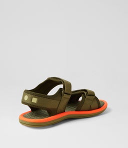FINN TDLR CK DARK OLIVE BRIGHT ORANGE SMOOTH