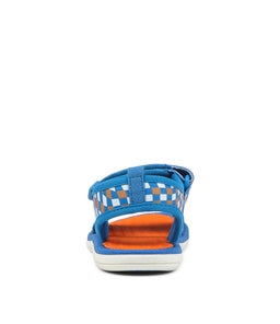 202789 FISHER TOT CK BLUE ORANGE CHECKER SMOOTH