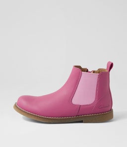 202916 CHELSEA II JNR CK DARK MAUVE LEATHER