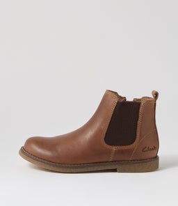 202916 CHELSEA II JNR CK TAN WAXY LEATHER